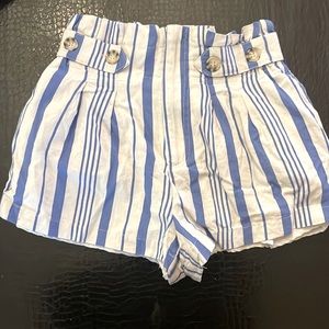 Blue and white cute shorts